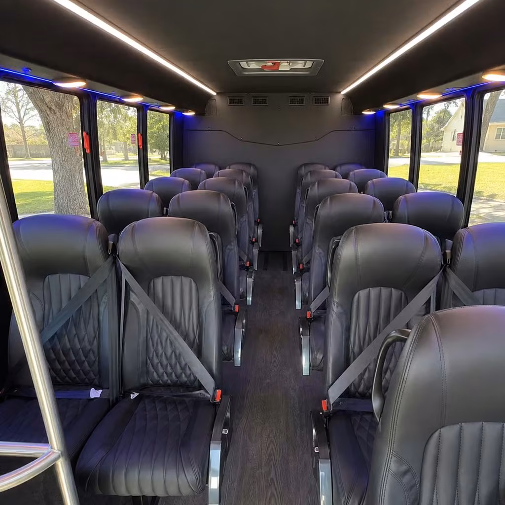 35 passenger minibus inside