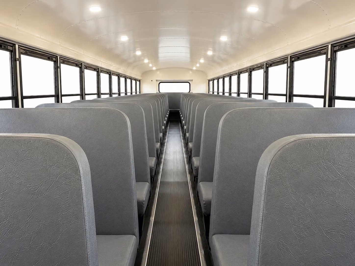 school bus inside