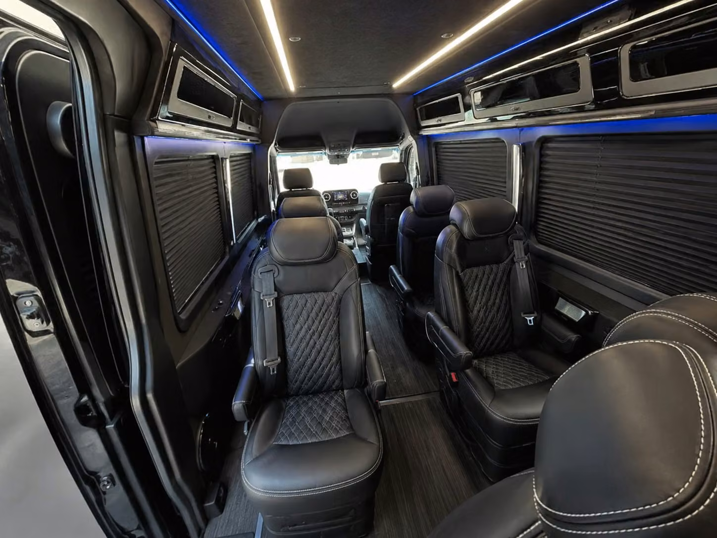 sprinter van with driver inside